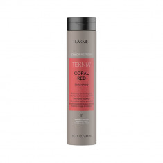 Sampon colorant pentru par rosu, Lakme Teknia, Refresh Coral Red Shampoo, 300ml