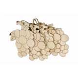 Accesorii creatie - lemn pirogravura - strugure, 7x7cm, set 5 buc, Colorarte