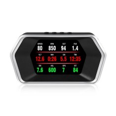 Aparat diagnosticare si afisaj informatii bord, Head Up Display Techstar&reg; OBD II, GPS Dual System, P 17, 9 tipuri de afisaj, Viteză, RPM, Alarmă de su