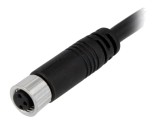 Conector M8 5m Mamă 3 PIN Drept cu Manșon și Cabluri