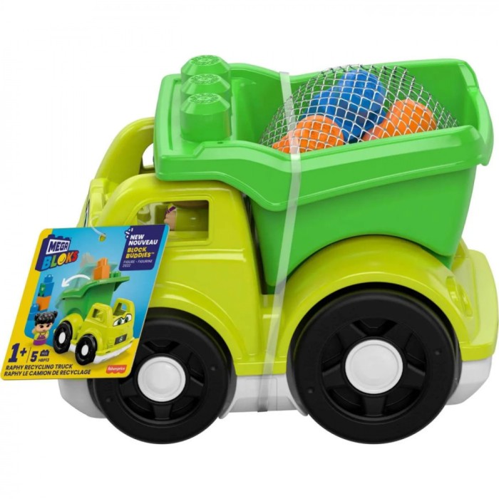 Mega Bloks First Builders Vehiculul De Reciclat A Lui Raphy