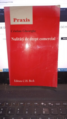 Nulitati de drept comercial - Cristian Gheorghe foto