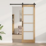 VidaXL ușa de interior cu sticlă &quot;ORKDAL&quot; 73,5x211x4 cm din lemn masiv de pin