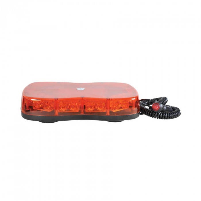 Girofar auto Automax 12V/ 24V, cu LED-uri , fixare magnetica, Orange