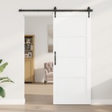 VidaXL Ușă de interior &#039;ORKDAL&#039;Albă 86x211x4 cm din Lemn de Pin