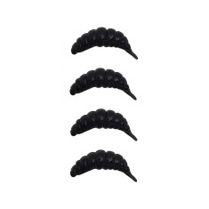 Naluca FISHUP Ozi Cheese, 101 Black, 3cm, 10buc/pac