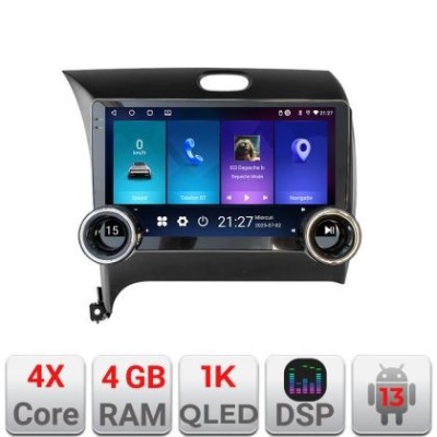 Navigatie Kia Cerato 2013-2017 Kit-1562 Edotec 4+64 10.5 inch Incell 1K android Wifi 5Ghz gps internet CarStore Technology foto