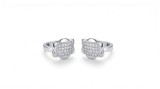 Cumpara ieftin Cercei Argint 925 Rodiat cu Zirconiu 3.8g 12mm - Design Elegant si Stralucitor