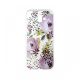 Husa Samsung Galaxy J6 Plus Lemontti Silicon Art Flowers