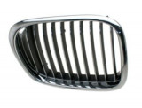 Grila radiator Bmw Seria 5 E39 model M5, 2000-06.2004, dreapta, crom/crom/negru, 51132497262, 201605-4