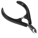 Foarfecă Cuticule, 12 cm, Oțel Inoxidabil, Negru