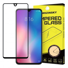 Folie Sticla Wozinsky Super Tough pentru Xiaomi Mi 9 SE Full Screen Full Glue Negru foto