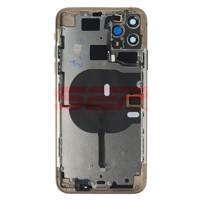 Carcasa completa + uper flex iPhone 11 Pro Max GOLD