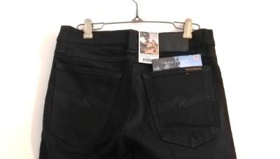Blugi noi Nudie Jeans - model Long John, W26-L32 foto