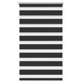Cumpara ieftin Jaluzea Zebra 90,9x150 cm Latime material 86,7 cm negru