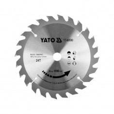 YATO Disc circular pentru lemn 165x24Tx16 mm compatibil cu YT-82810, YT-82811 foto