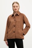 Abercrombie &amp; Fitch geacă culoarea maro, de tranziție, KI144-5137-445