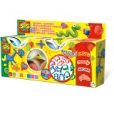 Cumpara ieftin Plastilina si forme de taiat 8 x 90 gr, SES Creative