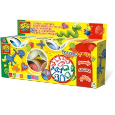 Plastilina si forme de taiat 8 x 90 gr foto