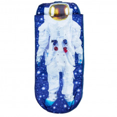 Sac de dormit pentru copii gonflabil READYBED Worlds Apart 406ASN Astronaut, 150 x 62 cm - RESIGILAT