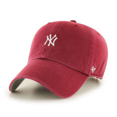 47brand șapcă New York Yankees culoarea rosu, cu imprimeu