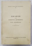 SUBCARPATII DINTRE DAMBOVITA SI PRAHOVA, STUDIU GEOMORFOLOGIC de NICOLAE M. POPP 1939