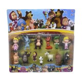 Figurine Masha si Ursul cu prietenii 13 figurine