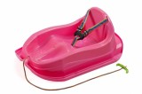 Sanie bob Marmat baby cu centura de siguranta, roz