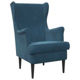 vidaXL fotoliu albastru Catifea 42029945