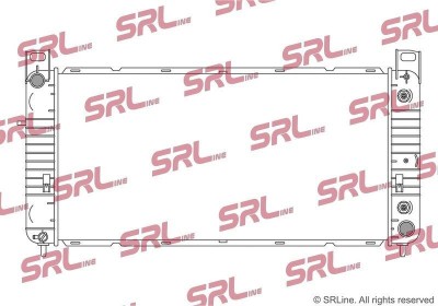 Radiator Cadillac Escalade 06-14; Chevrolet Suburban 07-14, Tahoe 05-14, motor: 6.2 V8, 865x438x26, SRLine, Aluminiu/ Plastic brazat, 15124630 foto