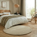 Cumpara ieftin Covor Fluffy Washable Natural 180X180 cm, rotund, Flair Rugs