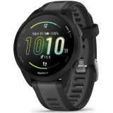 Smartwatch Garmin Forerunner 165, Music, GPS, WiFi, Negru/Slate Grey