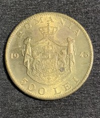 Moneda 500 lei 1945 foto