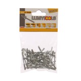 Nituri pop, aluminiu, Lumytools LT70420, 4 x 12.7 mm, 50 bucati
