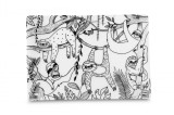 Plansa reutilizabila Funny Mat pentru colorat model Lenesi, 48x33.5 cm