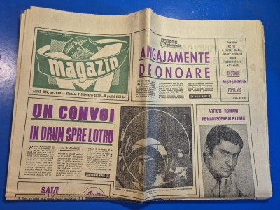ziarul magazin 7 februarie 1970 - un convoi in drum spre lotru foto