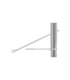 Bride de strangere cabluri 160x4.8mm transparent 100buc fixPoint