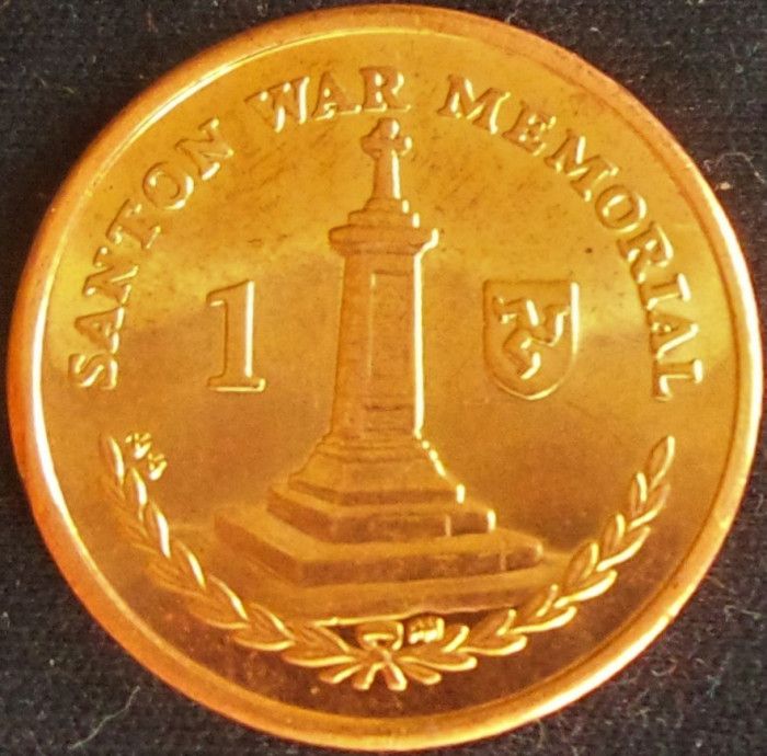 Moneda exotica 1 PENNY - ISLE OF MAN, anul 2014 *cod 1441 = UNC