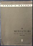 Cumpara ieftin SABIN V. DRAGOI: 8 MINIATURI PENTRU PIAN (SERIA INTAI) [PARTITURA / PARTITURI / 1978]