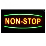 Reclama Luminoasa Panou tip Neon LED Interior Non-Stop 50x25cm KNH