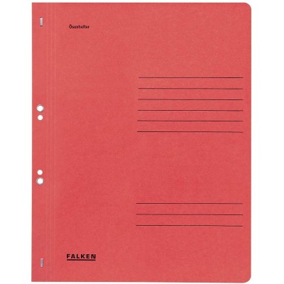 Dosar A4 cu Capse 1/1 Carton, Exacompta Falken, Rosu, Dosar de Carton, Dosare Carton, Dosare cu Capse, Dosar cu Capse, Dosar Format A4, Dosar Acte, Do foto