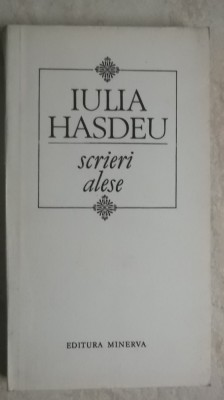 Iulia Hasdeu - Scrieri alese (roman-francez), 1988 foto