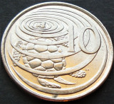 Moneda exotica 10 CENTI - Insulele CAYMAN, anul 1992 * cod 4978 A