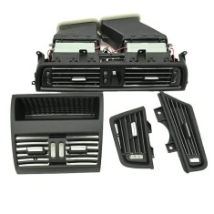 Set 4 bucati grile ventilare interior MOTOR10 fata/spate BMW Seria 5 F10/F11, 64229209136, Negru