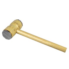 Ciocan pentru Snitel, 31 cm, Material Lemn/Metal, Natur, Batator de Carne, Ciocane pentru Snitele, Ciocan Simplu pentru Snitel, Ustensile pentru Gatit foto