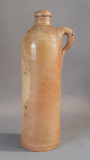 Sticla de colectie Nassau Selters, ceramica germana din sec. al XIX-lea