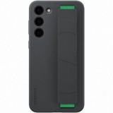 Husa de protectie Samsung Silicone Grip Case pentru Galaxy S23 Plus, Black
