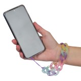 Accesoriu telefon mobil cu lant, 13 cm, culori pastel, CMCLASS