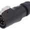 Conector Circular Mufă 12mm 4-PIN Aurit 5A