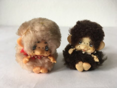 Lot 2 jucarii plus maimutica Monchhichi (kiki), moncicci, moncici, mic, 5cm foto